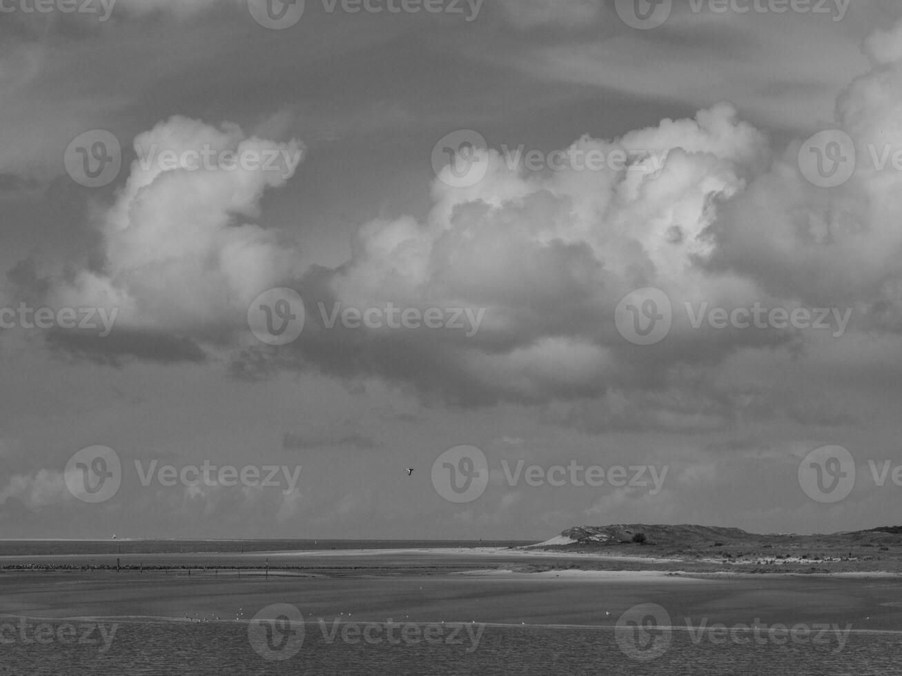 eiland spiekeroog in duitsland foto