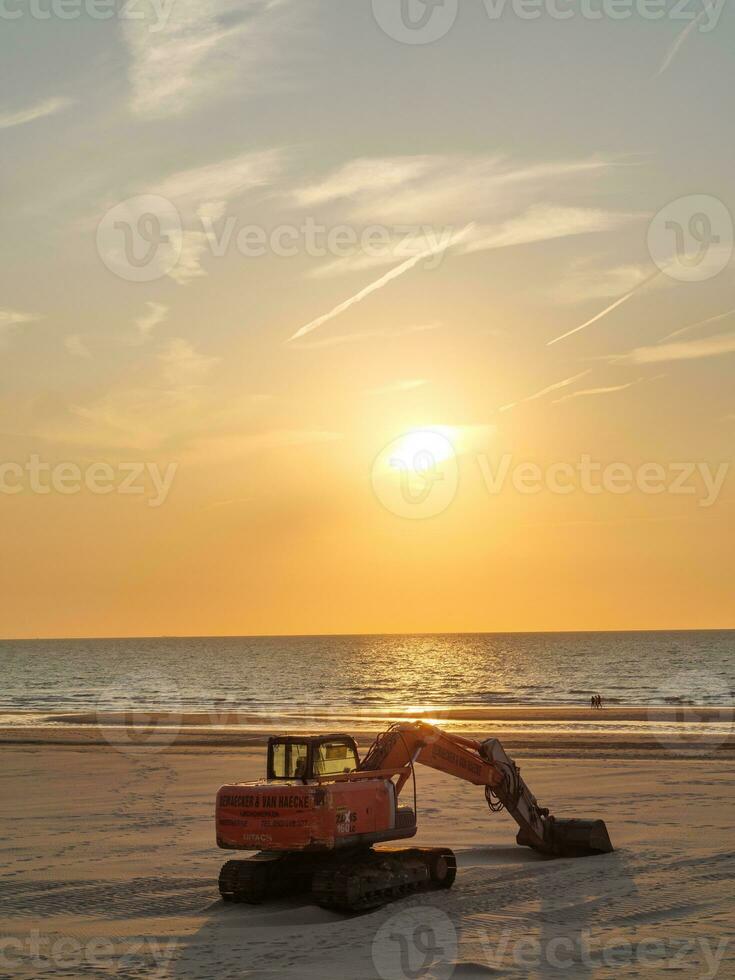 de stad van oostende en de belgisch kust foto