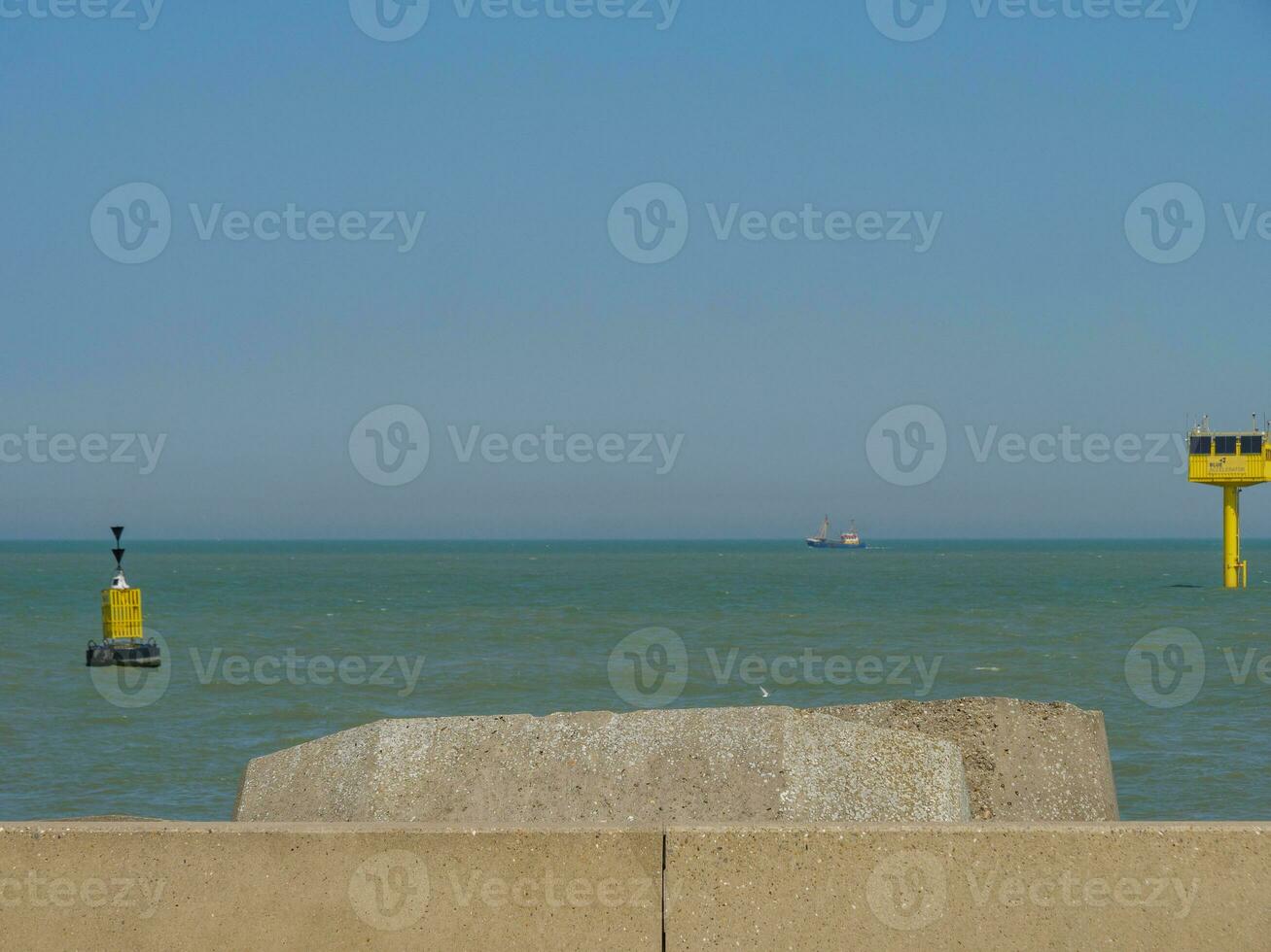 de stad van oostende en de belgisch kust foto