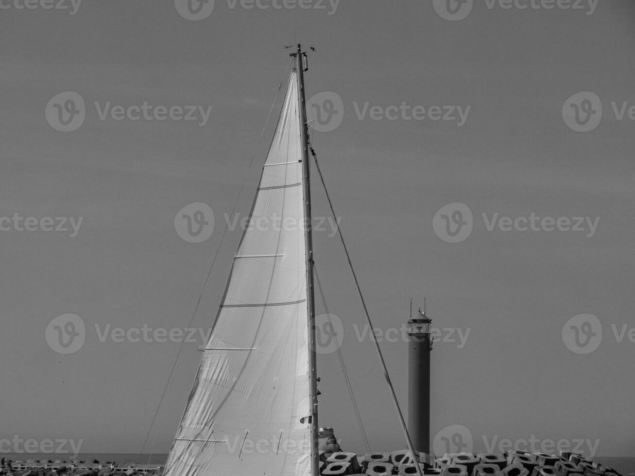 de stad van oostende en de belgisch kust foto