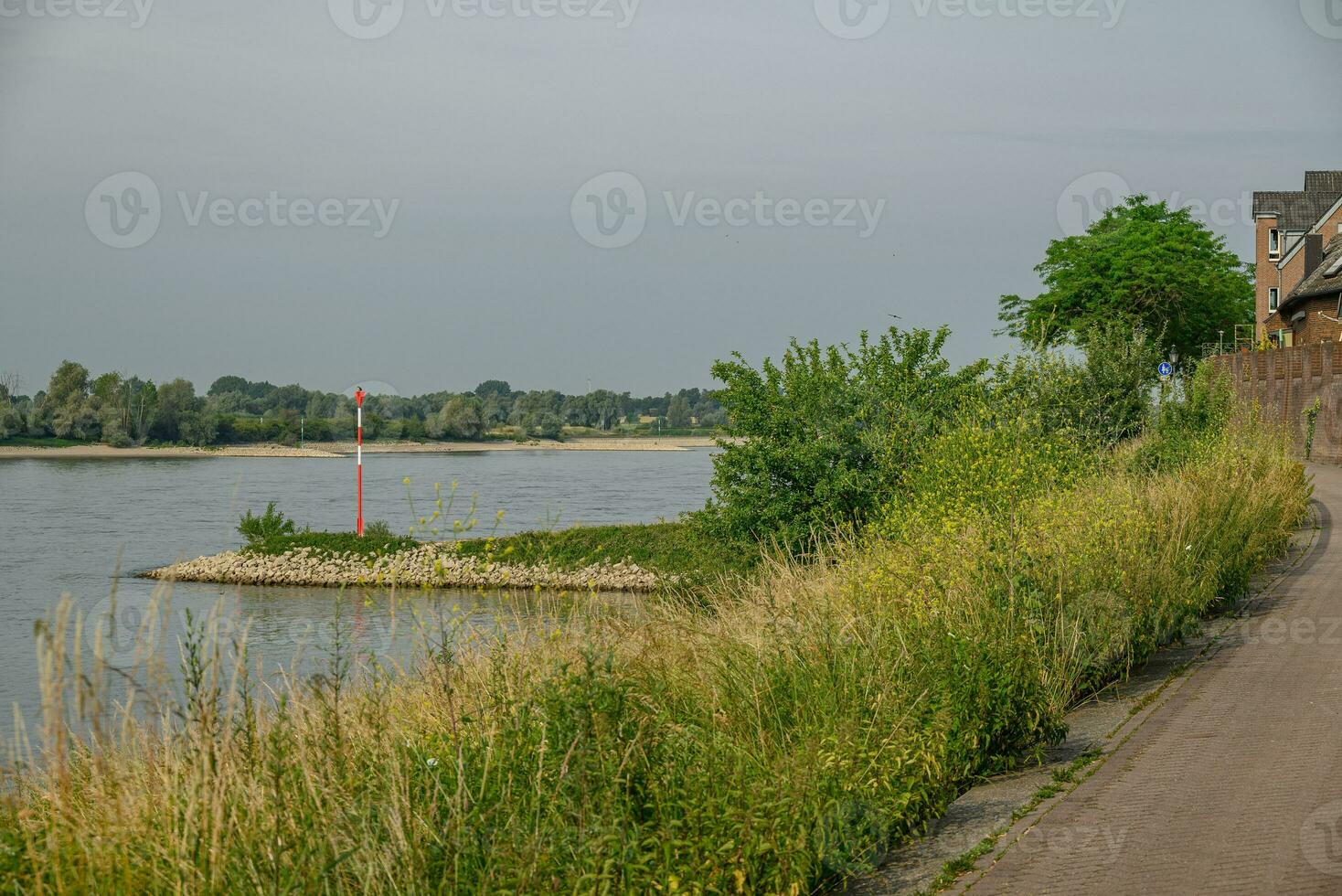 rees Bij de Rijn rivier- foto