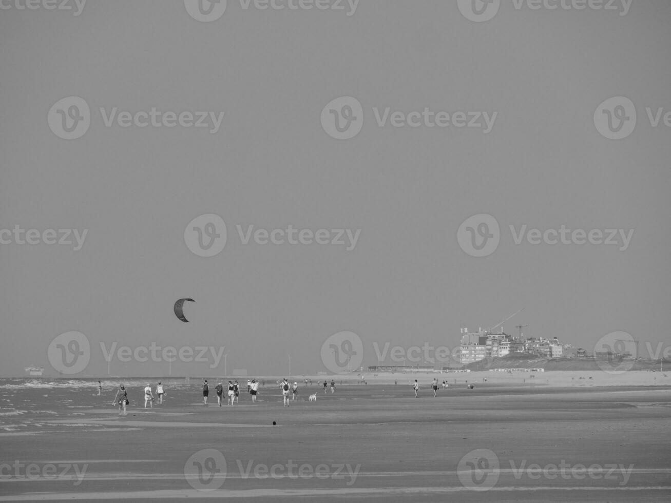 de strand van de haan in belgie foto