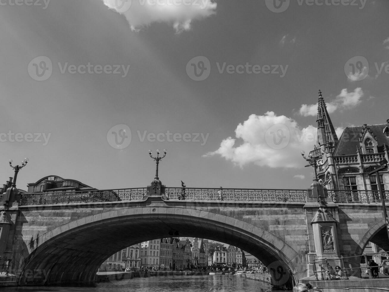 de stad van meneer in belgie foto