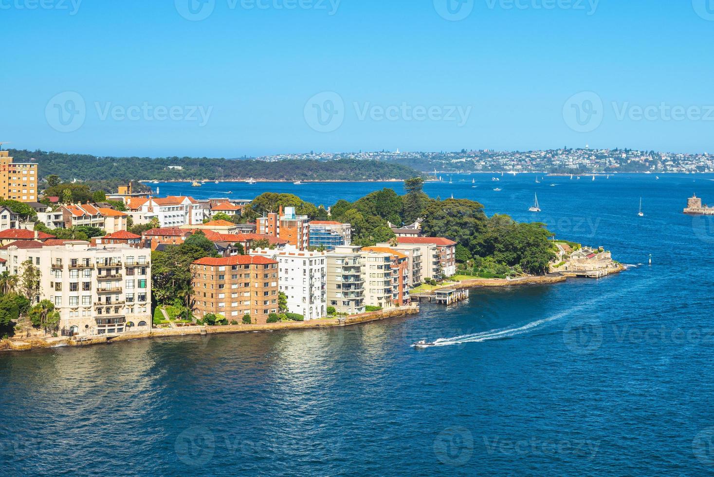 kirribilli point buitenwijk van sydney australië foto