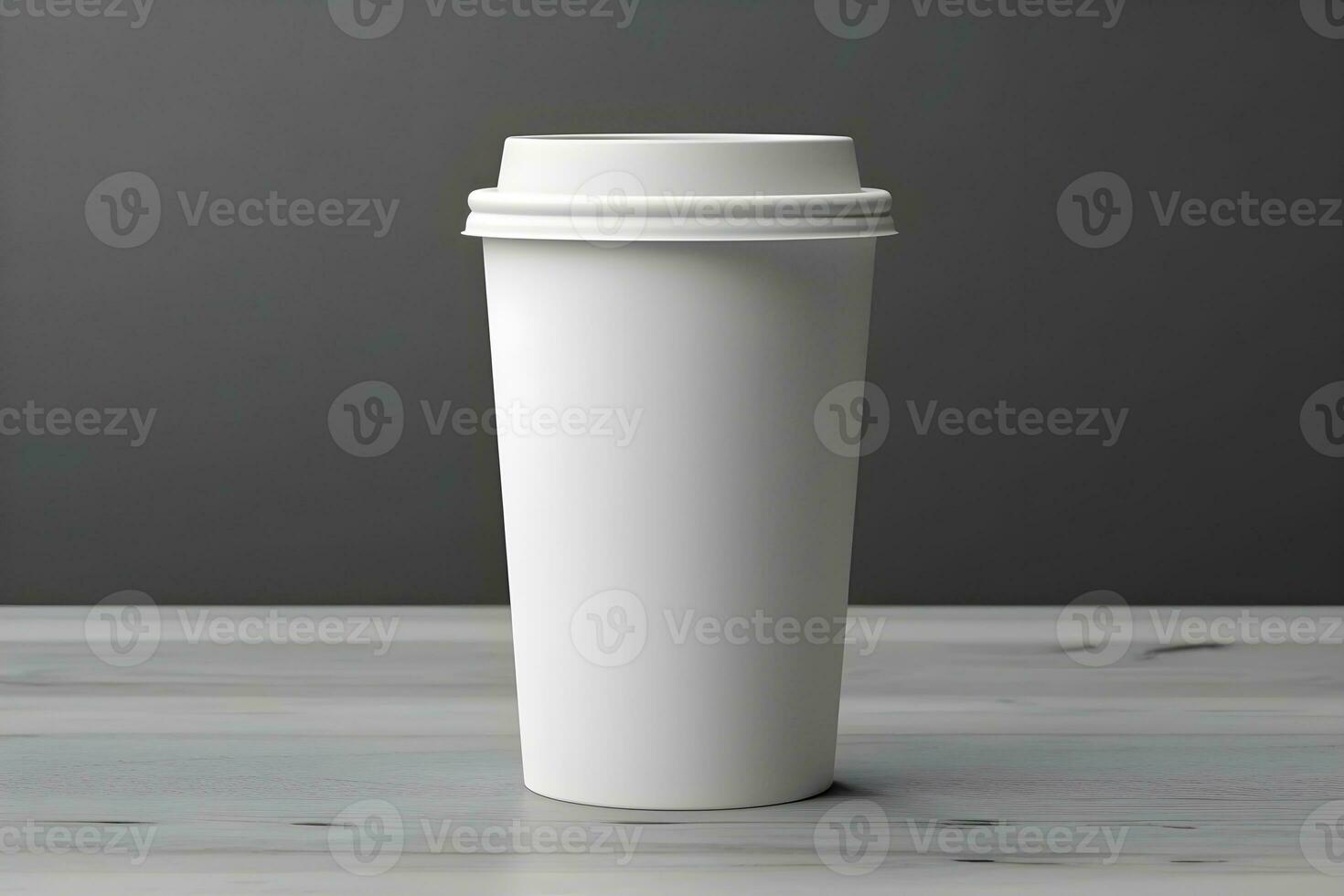 koffie papier kop mockup blanco koffie papier mok bespotten omhoog Hoes foto