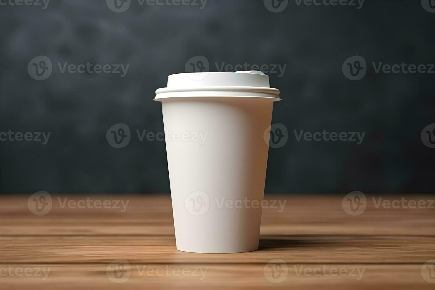 koffie papier kop mockup blanco koffie papier mok bespotten omhoog Hoes foto