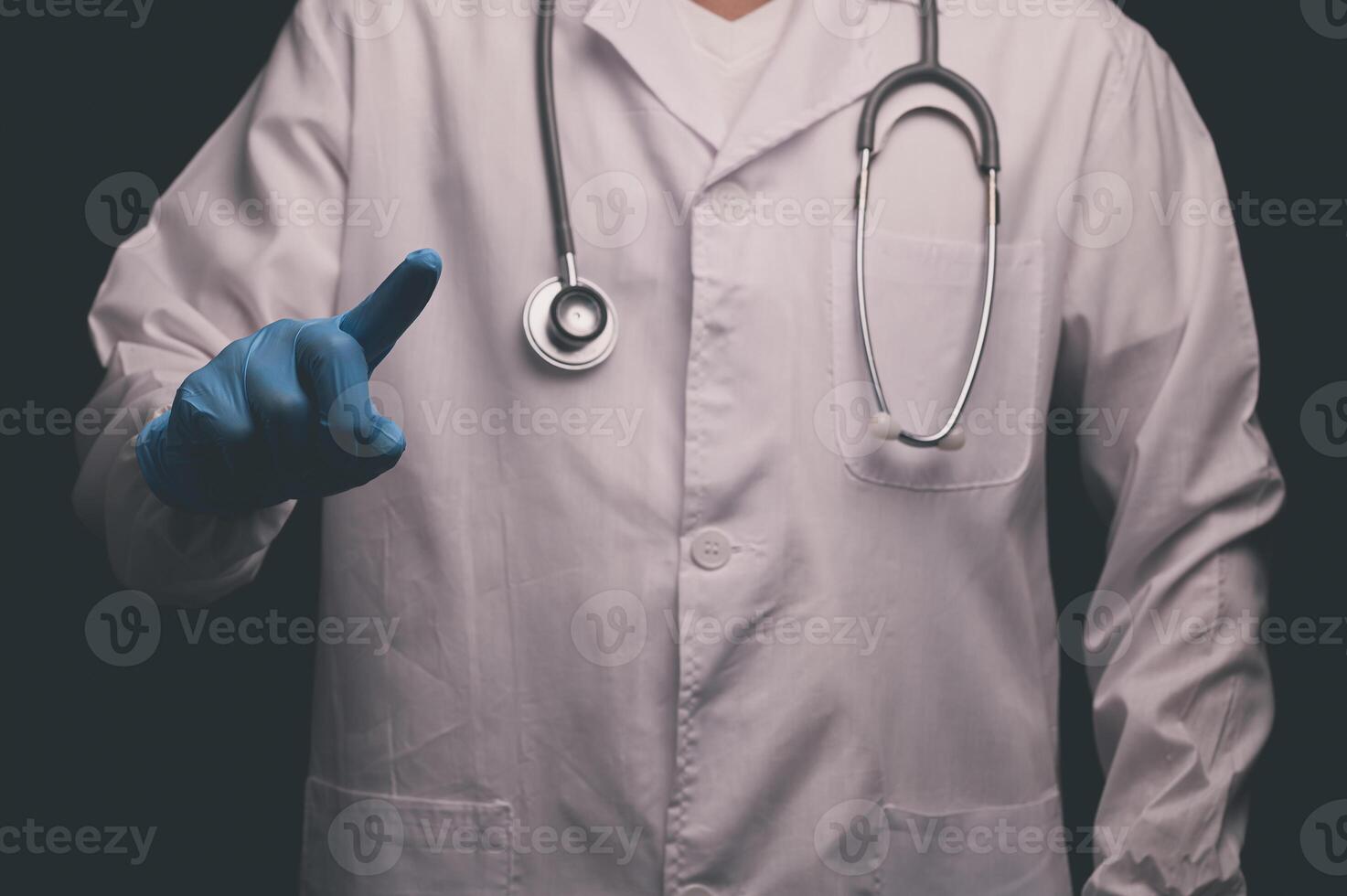 dokter handgebaren in activiteiten foto