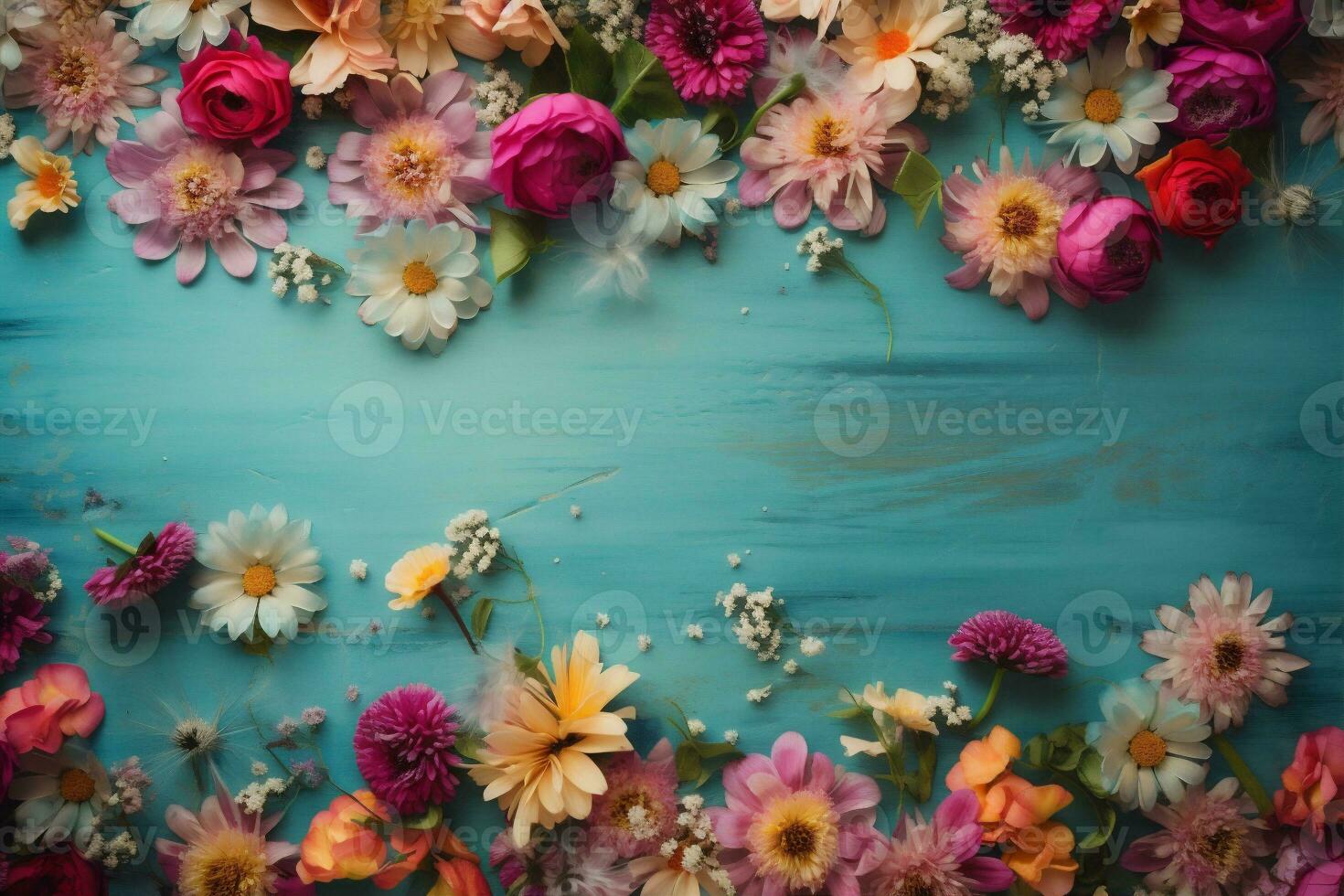 achtergrond voorjaar pioenen bloem pastel kleur waterverf gelukkig bloesem Valentijn ontwerp. generatief ai. foto