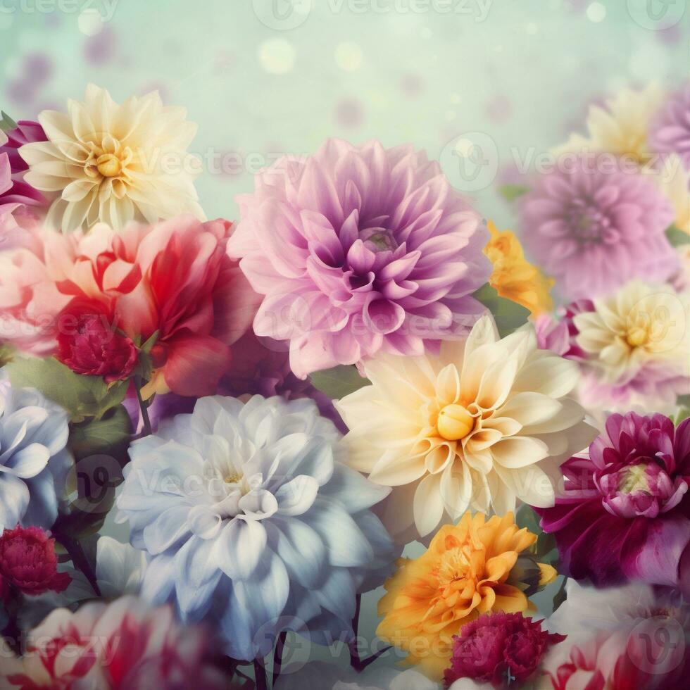 pioenen waterverf ontwerp Valentijn kleur romance achtergrond pastel bloesem voorjaar bloem. generatief ai. foto