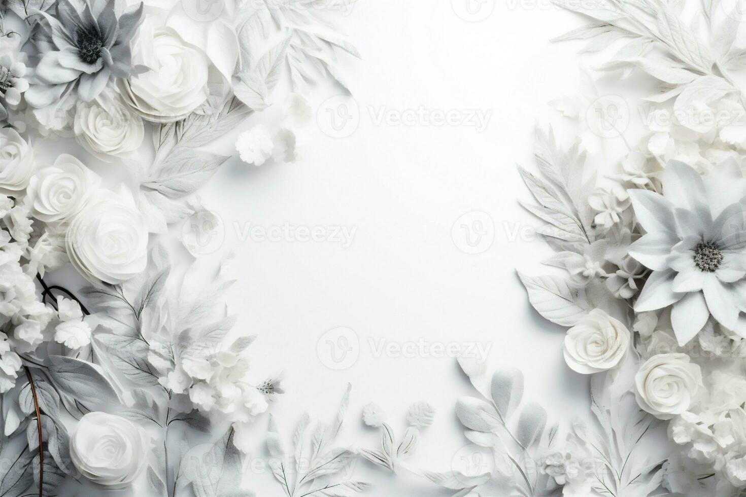 bloemblad natuur wit bloesem bruiloft bloem mooi achtergrond viering bloemen de lente. generatief ai. foto