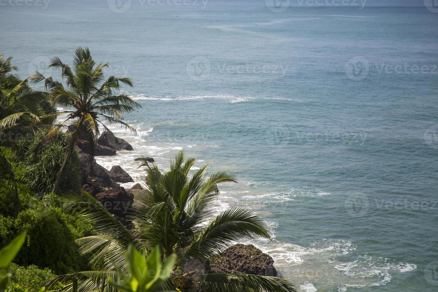 Varkala-strand in India foto