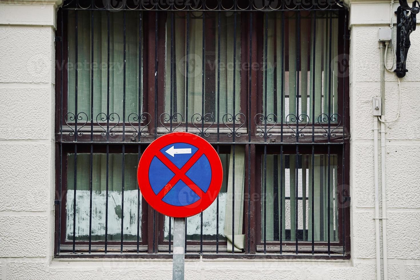 geen parkeerzone verkeerslicht foto