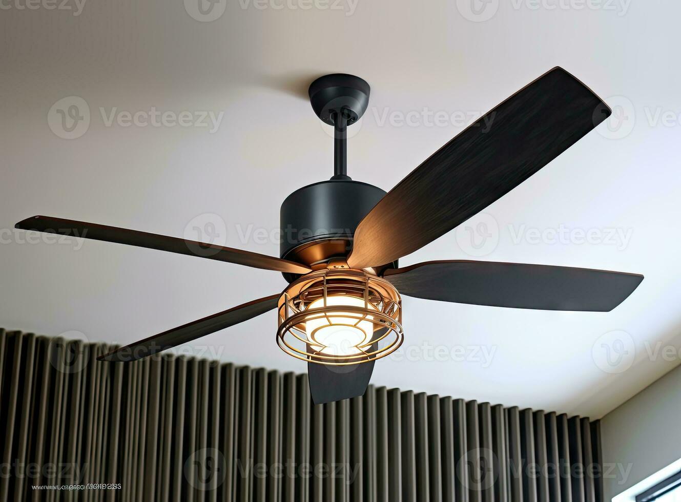 elektrisch plafond ventilator gemaakt met generatief ai technologie foto