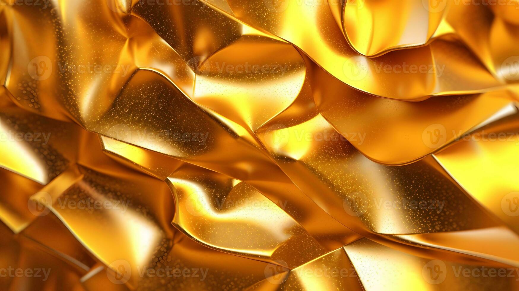 gouden abstract achtergrond. ai gegenereerd. foto