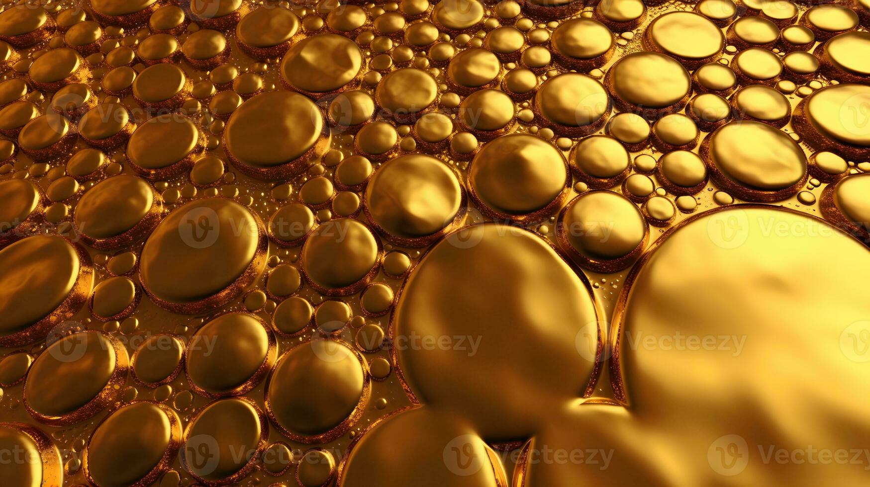 gouden abstract achtergrond. ai gegenereerd. foto