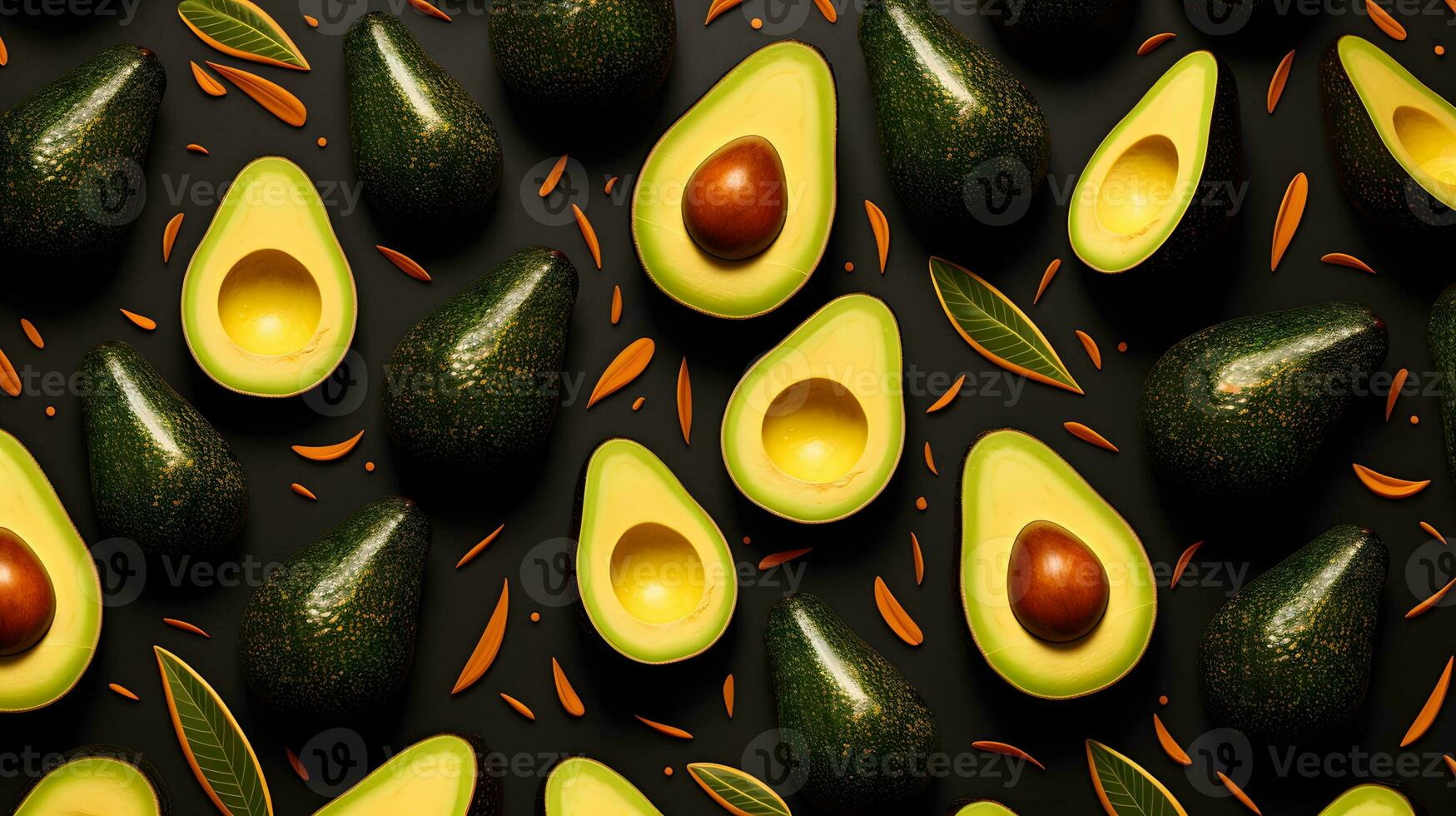 vers avocado patroon achtergrond textuur. foto