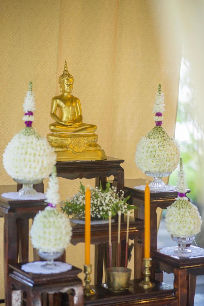 Thaise bruiloft decoratie foto