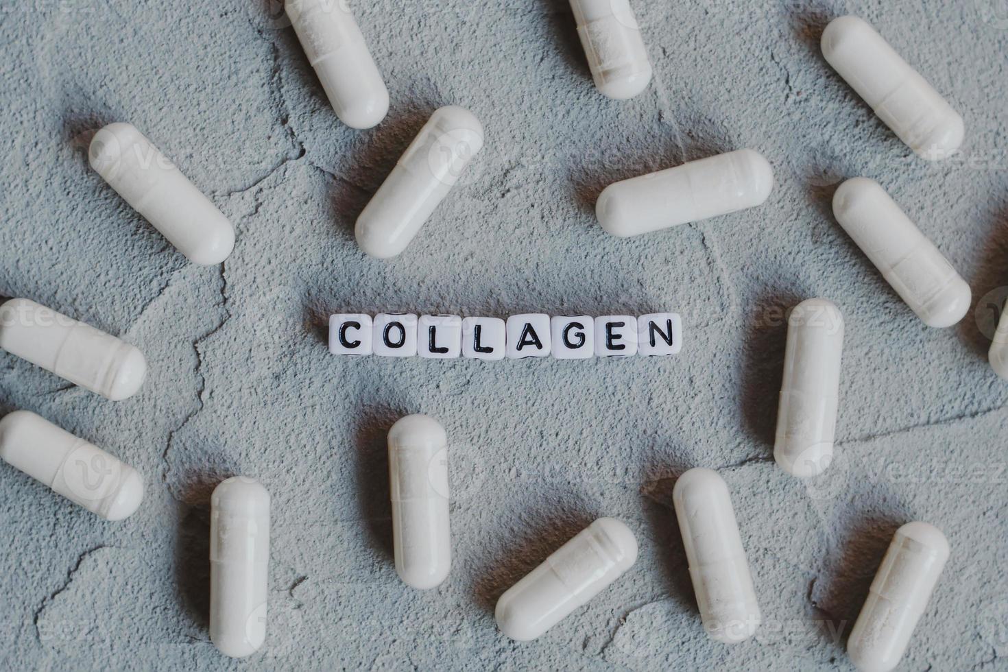 pillen capsules met collageen foto