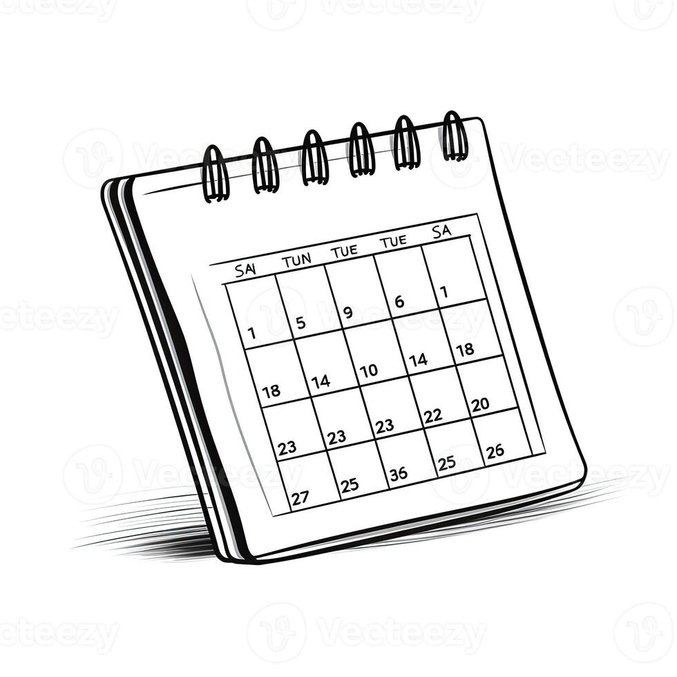 evenement kalender ai gegenereerd foto