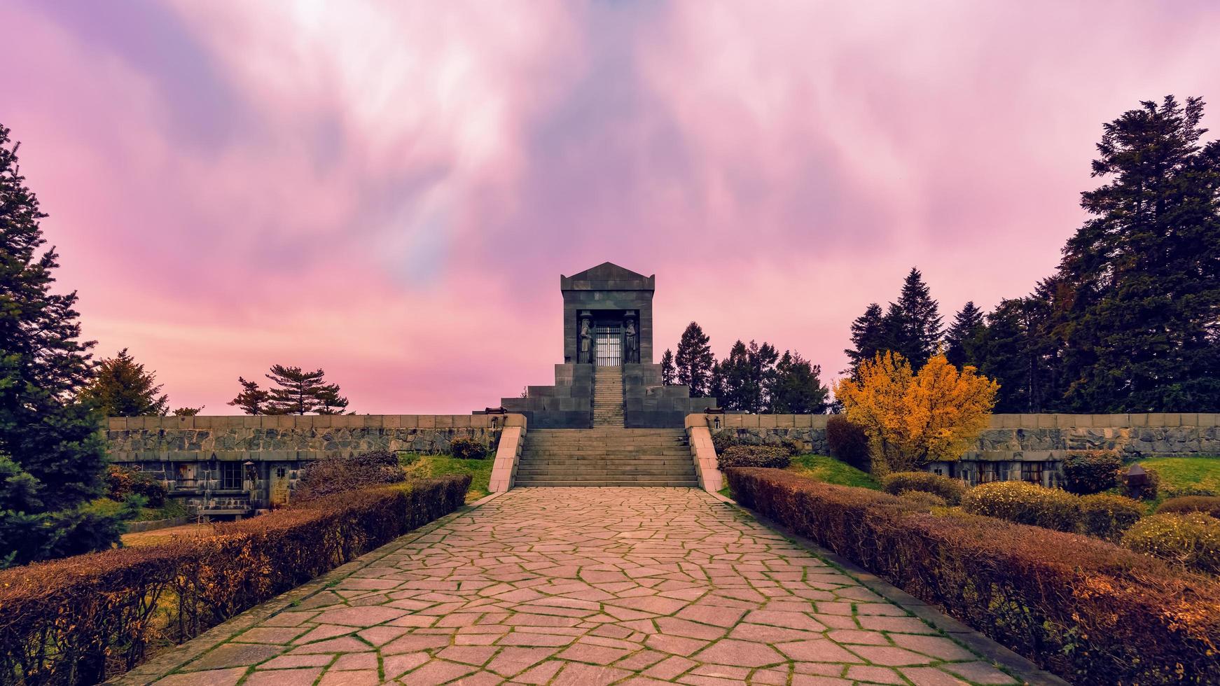 Belgrado, Servië, 18 maart 2017 - monument voor de onbekende soldaat uit de Eerste Wereldoorlog foto