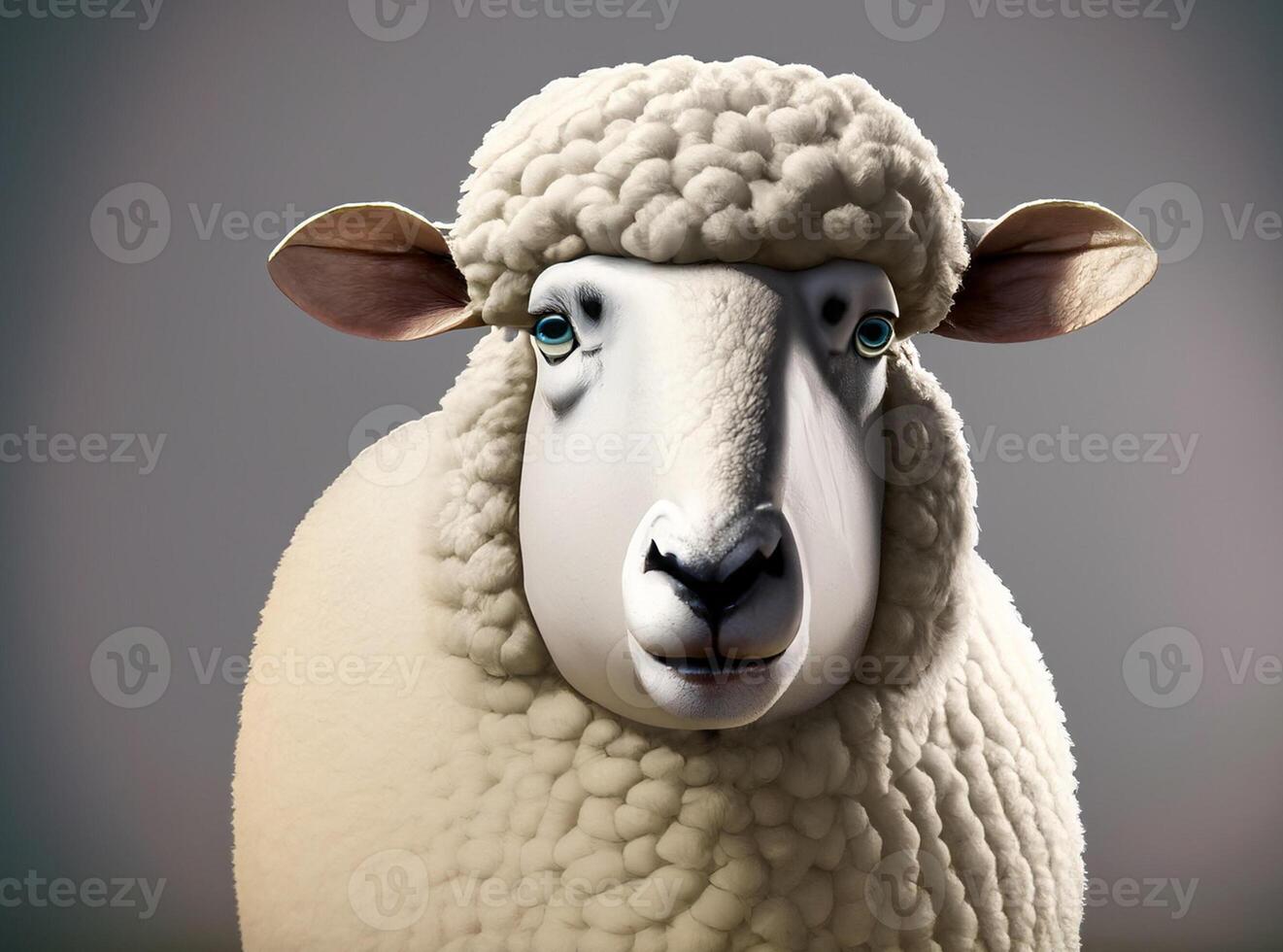 schapen ai gegenereerd foto