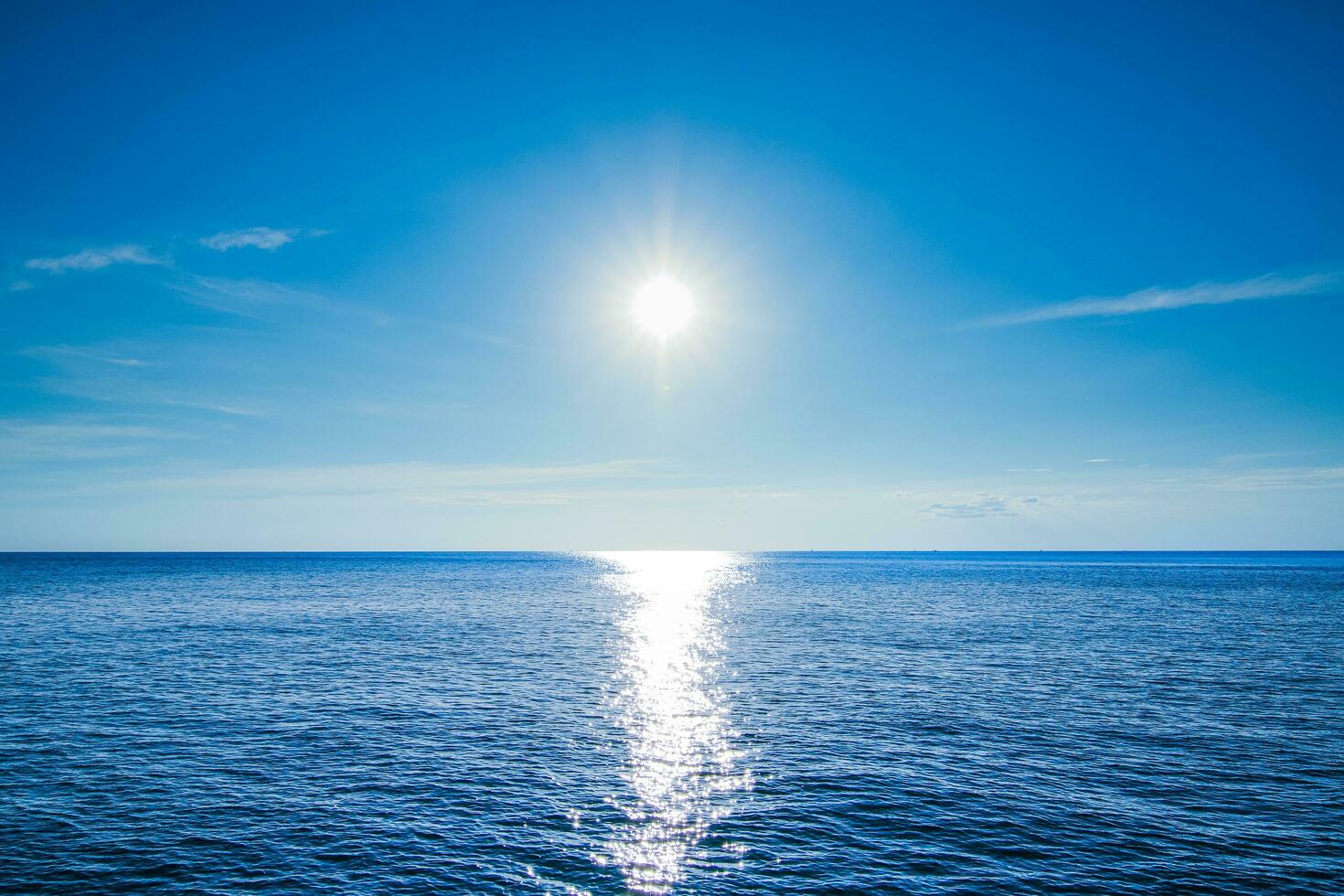 mooi zee met zon foto