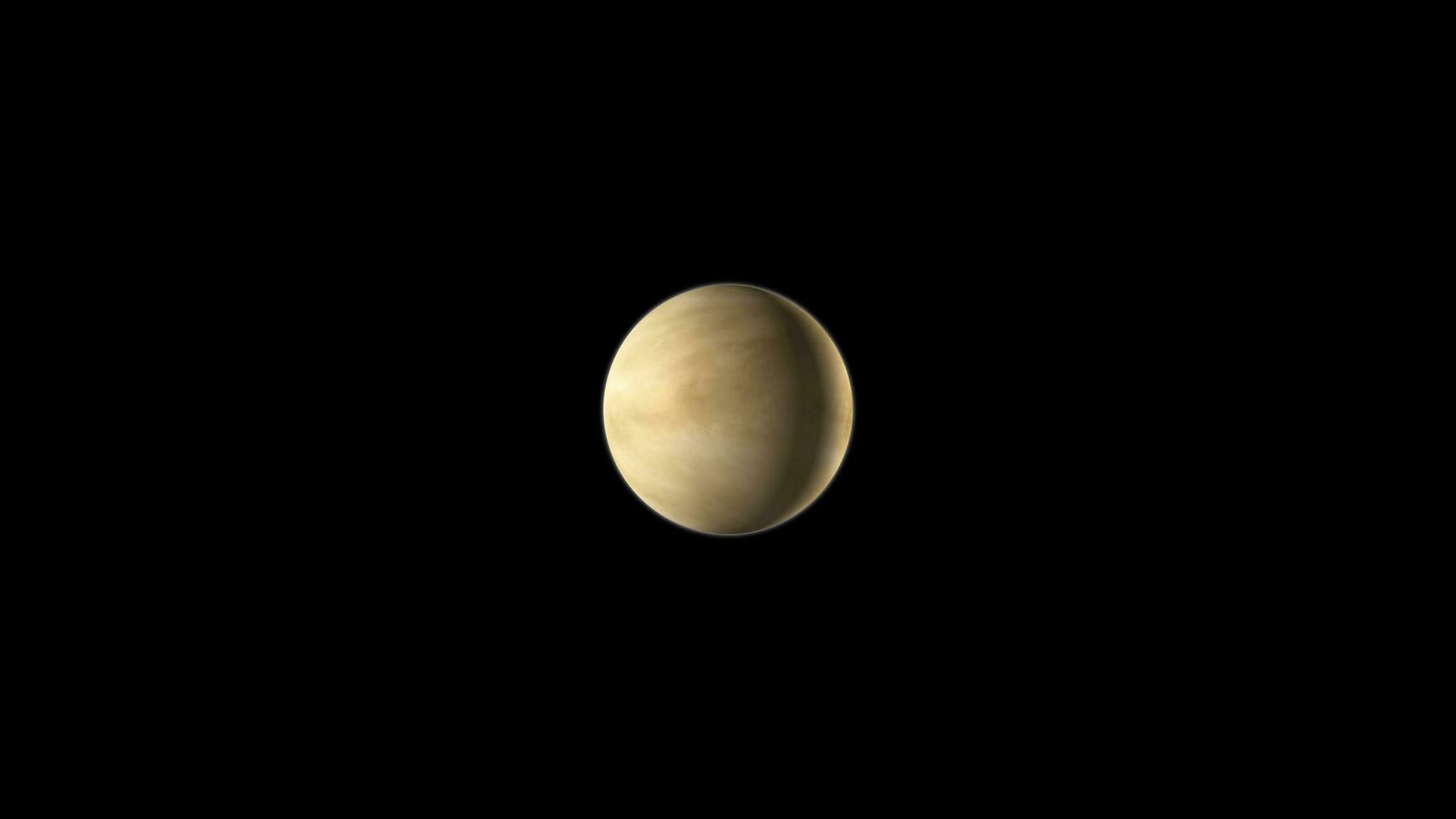 Venus atmosfeer planeet. foto