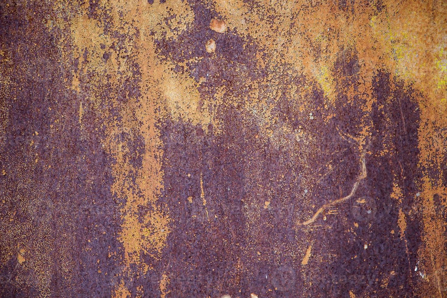 de textuur van het oude roestige metaal. foto