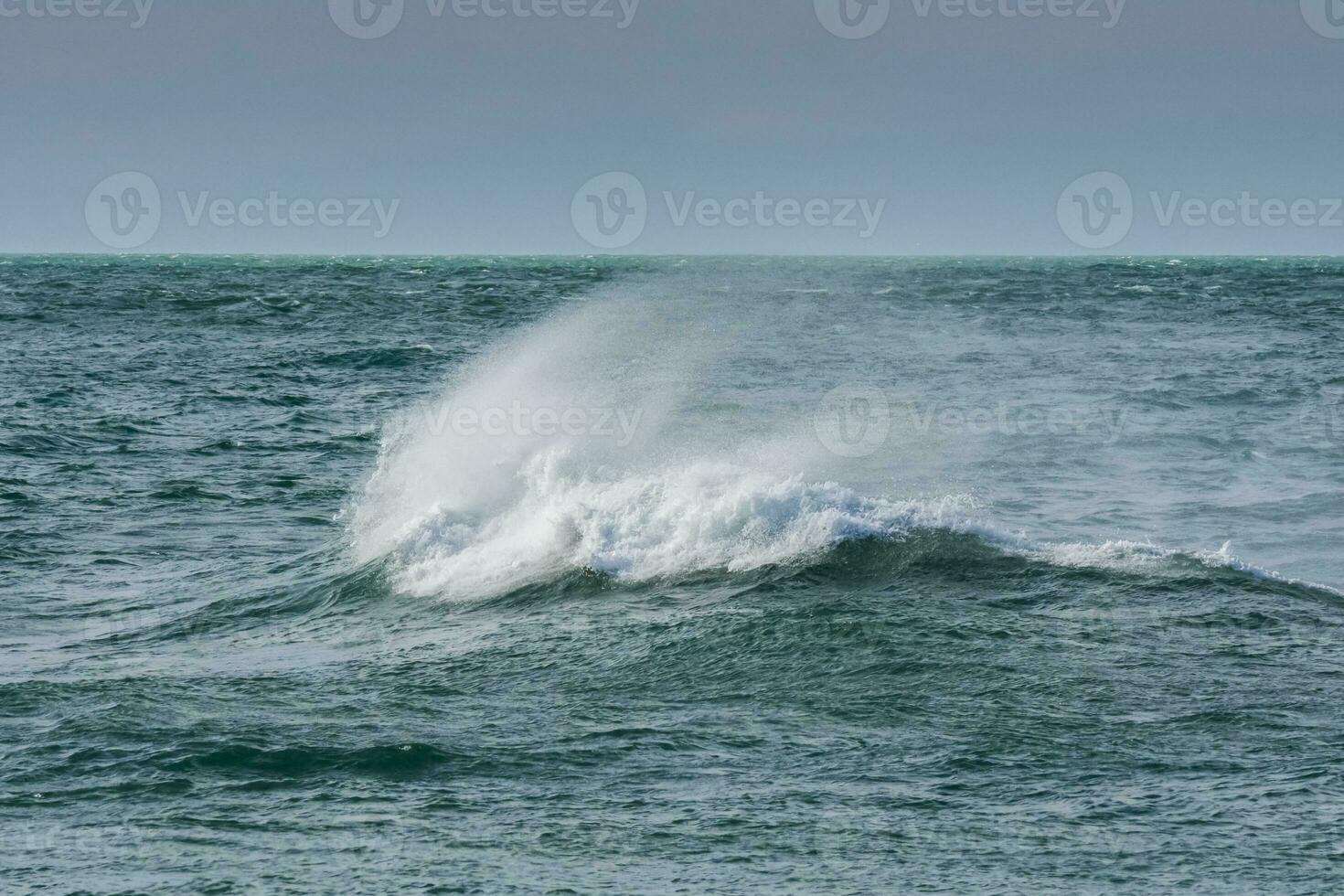 golven in de oceaan, Patagonië foto