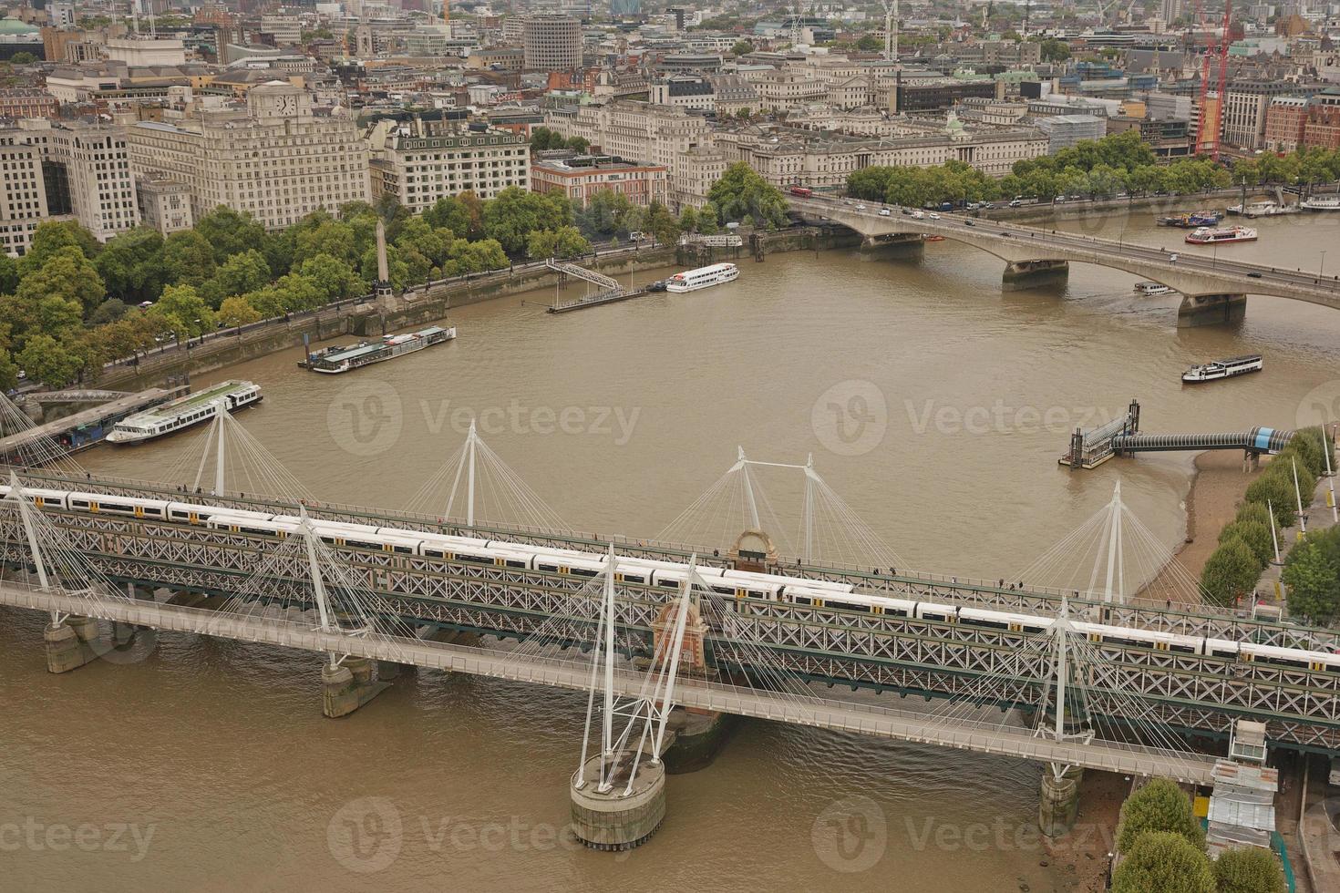 luchtfoto van londen, uk foto