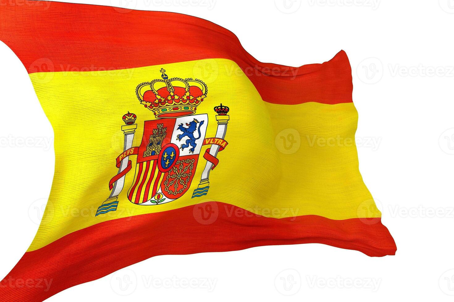 Spaans golvend vlag foto