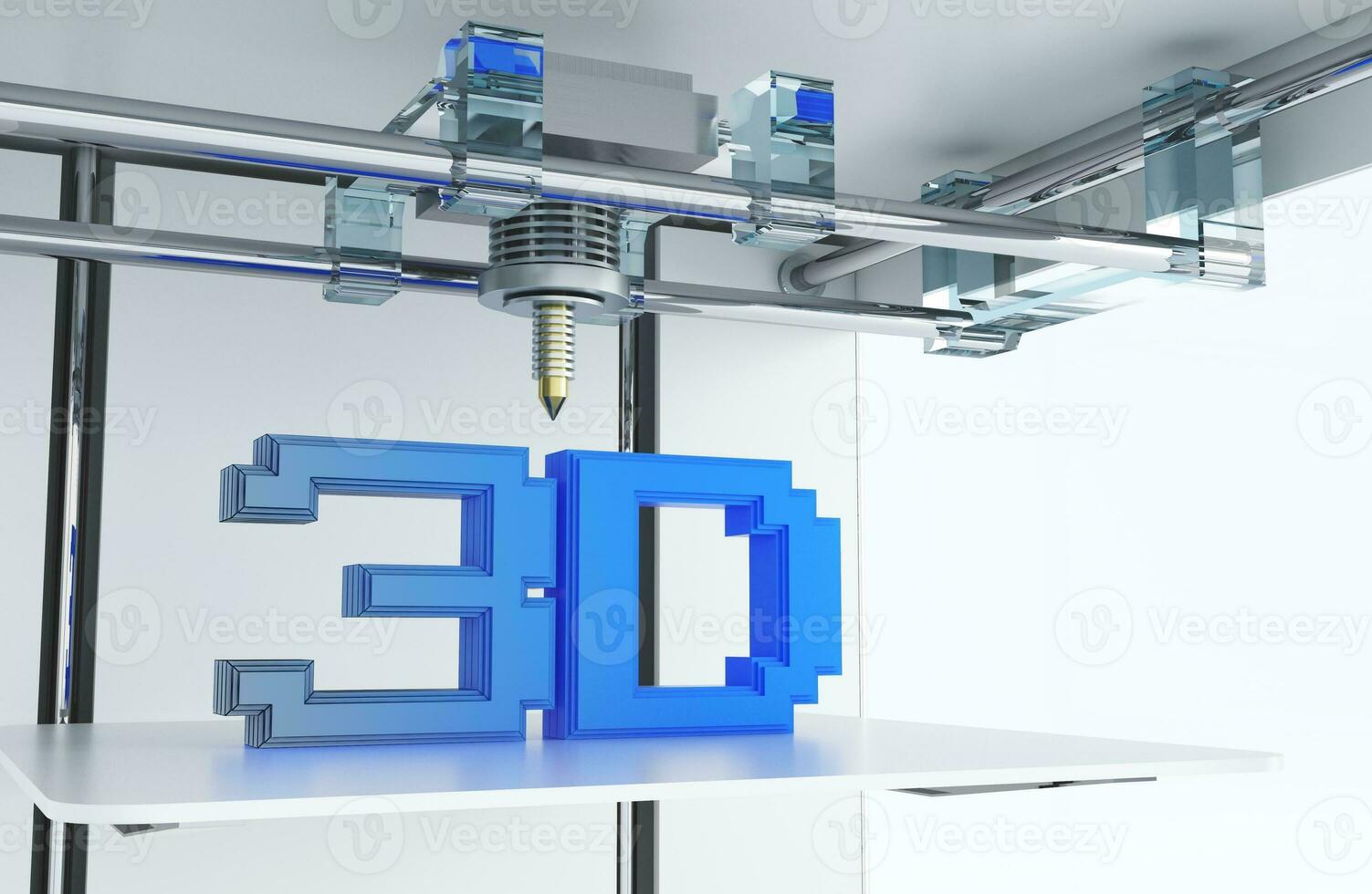 het drukken in 3d technologie foto