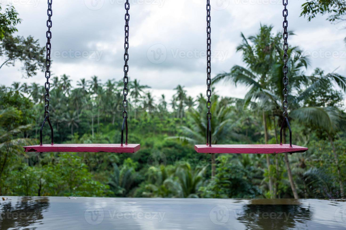 het bali-schommelgebied in indonesië foto