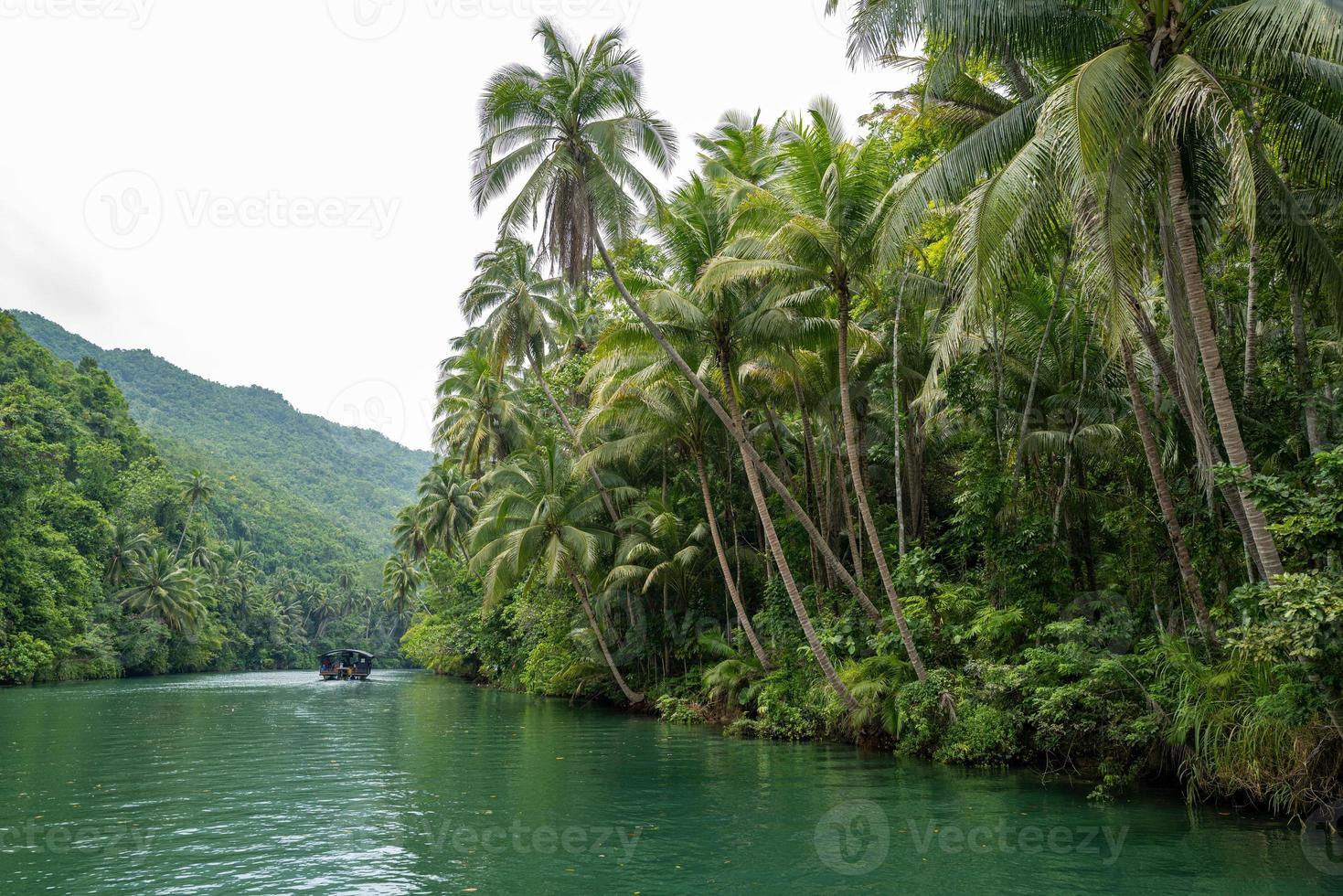 de riviercruise op bohol island op de filipijnen foto