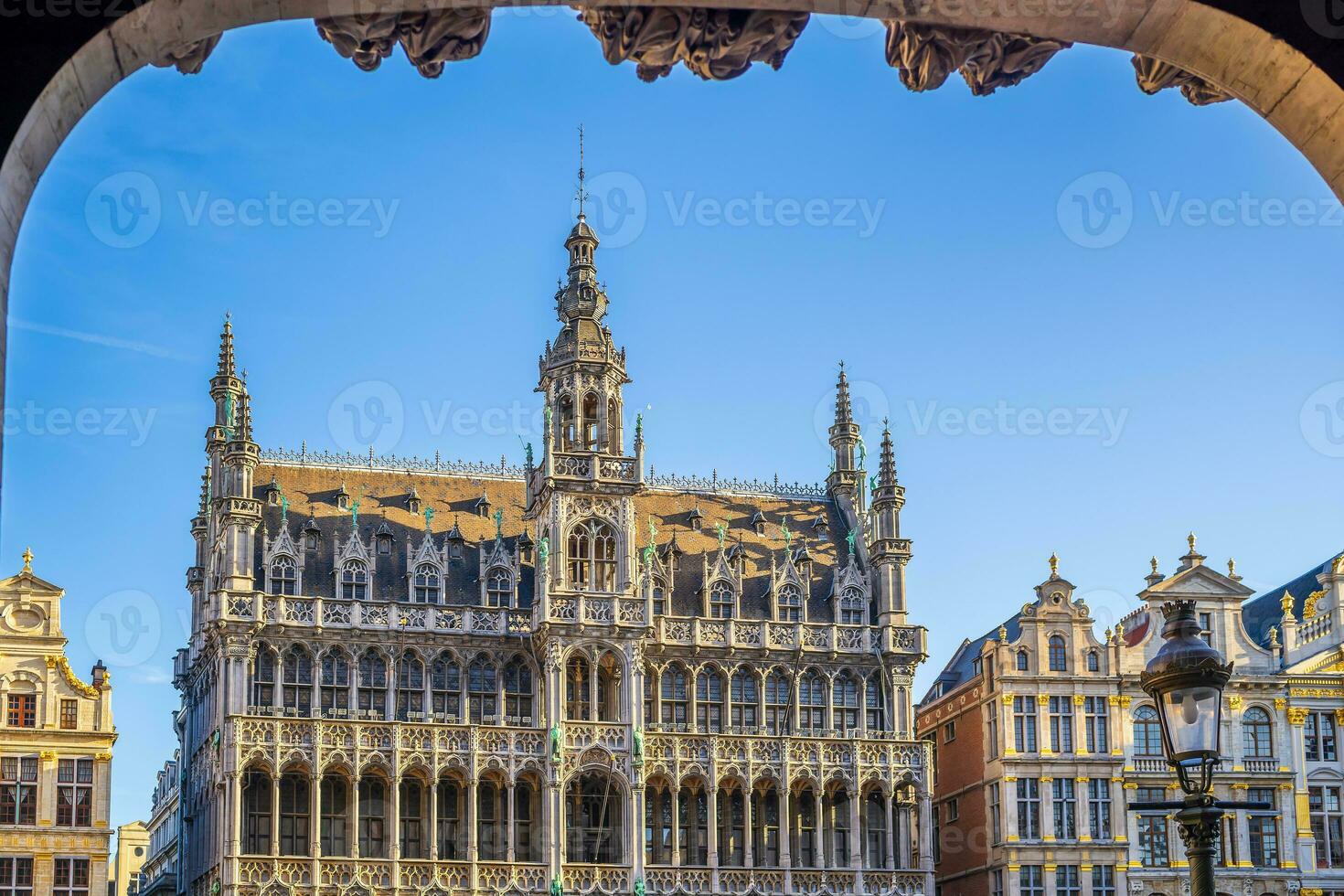 groots plaats in oud stad- Brussel, belgie stad foto
