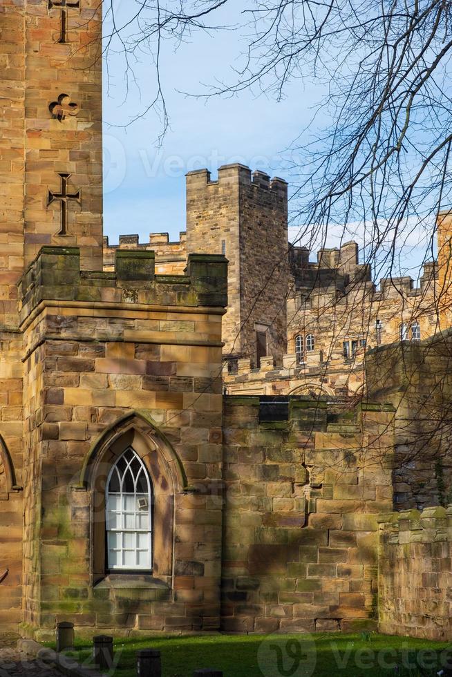 Durham Castle, Normandisch kasteel in de stad Durham, Engeland foto