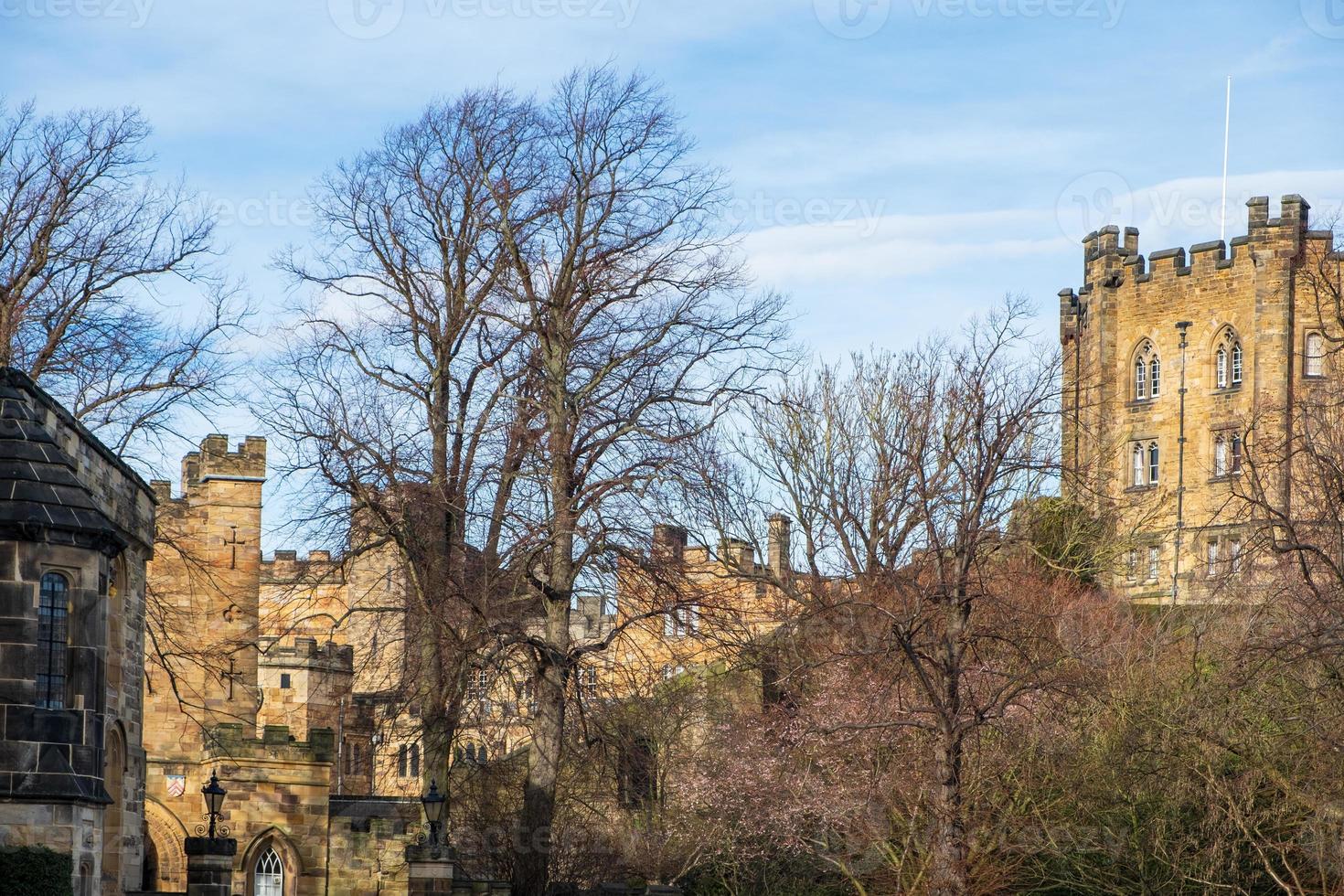 Durham Castle, Normandisch kasteel in de stad Durham, Engeland foto