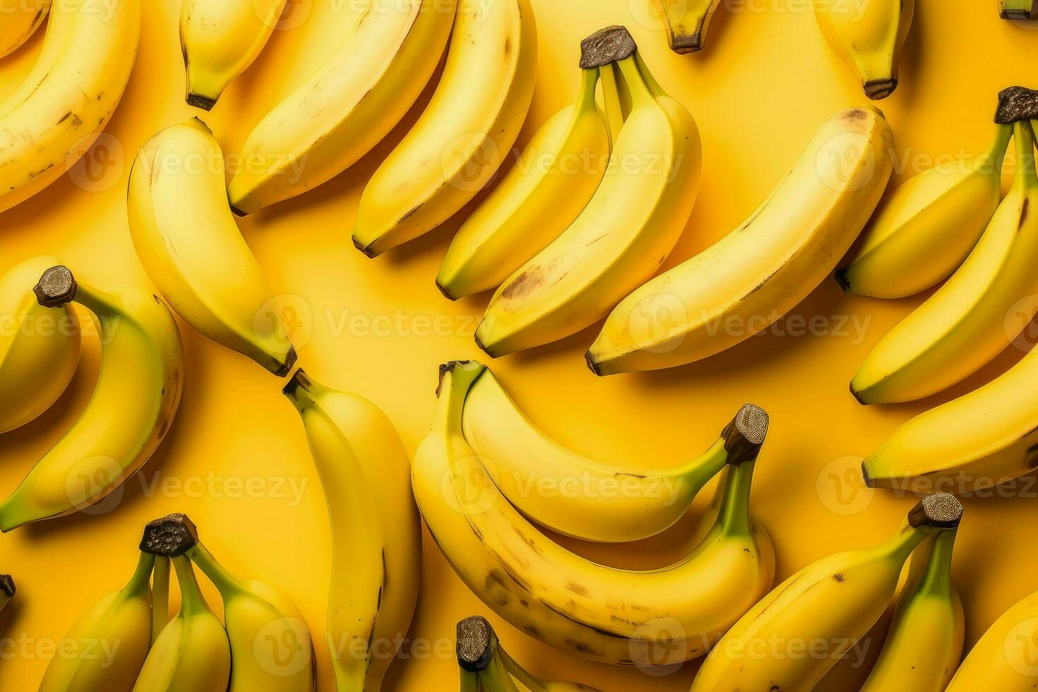 geel banaan patroon Gezondheid. genereren ai foto