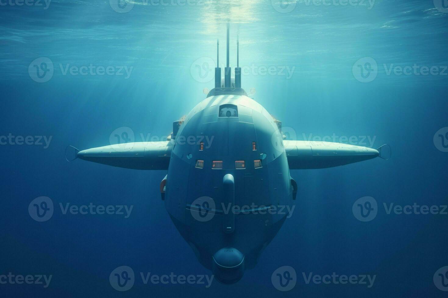 onderzeeër onderwater. genereren ai foto
