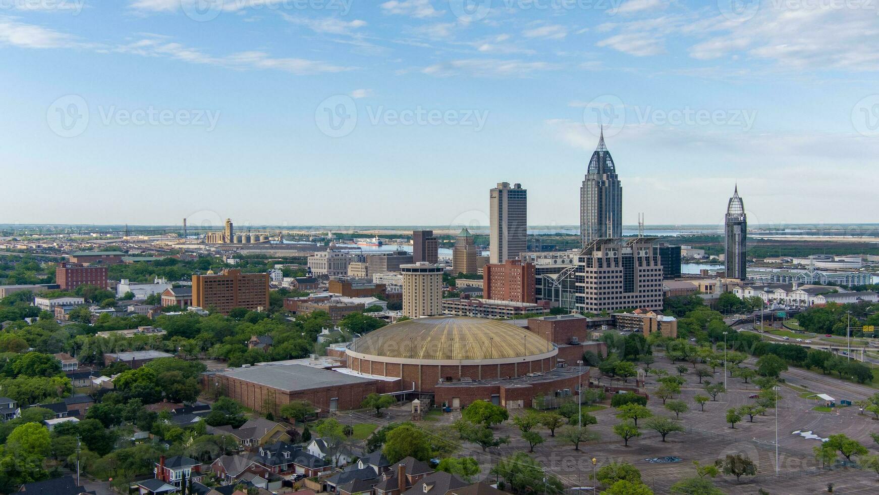 downtown mobiel, Alabama foto