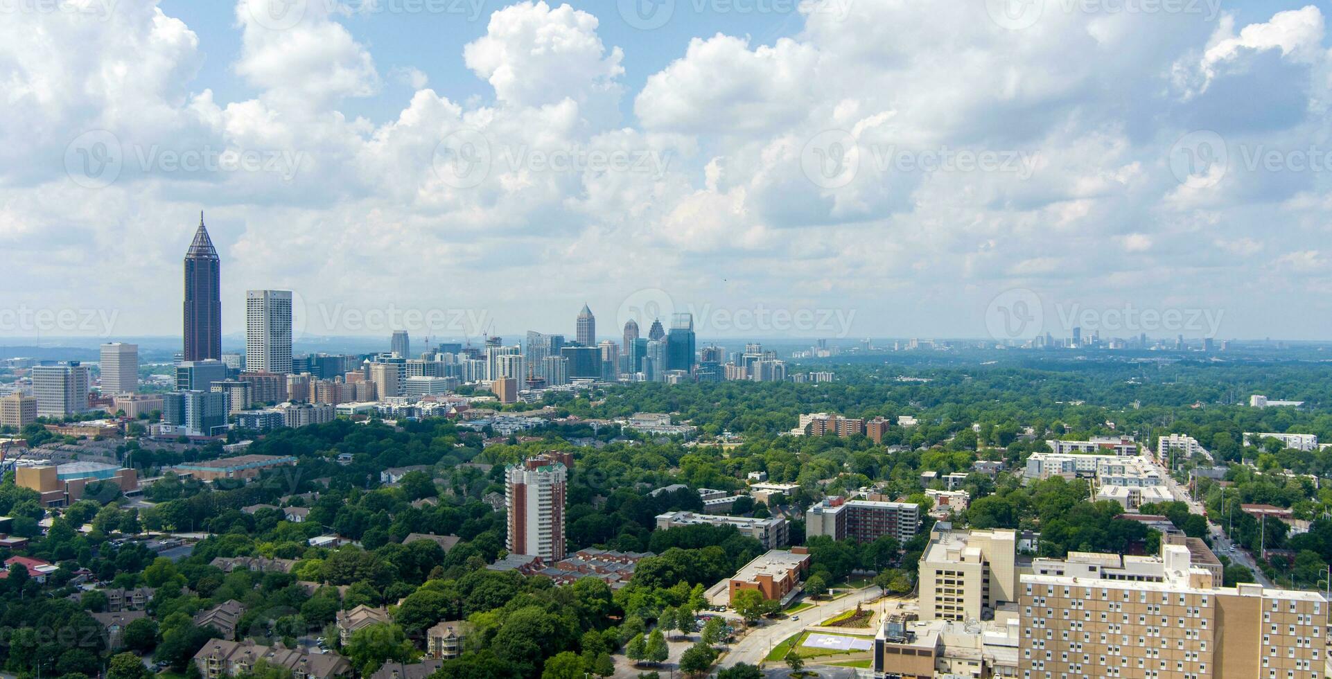 Midtown en downtown atlanta, Georgië foto