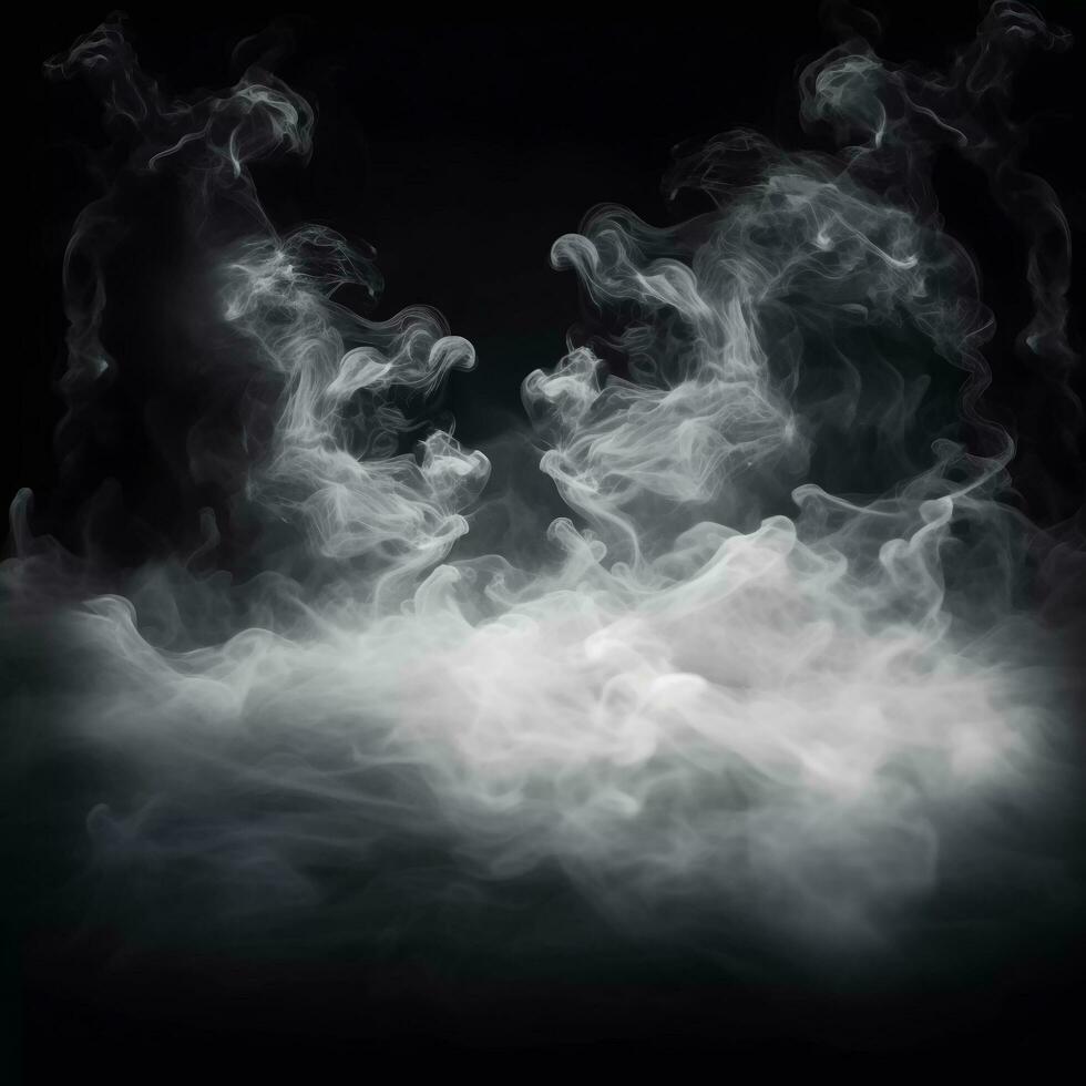 abstract donker achtergrond van wervelende rook - generatief ai foto