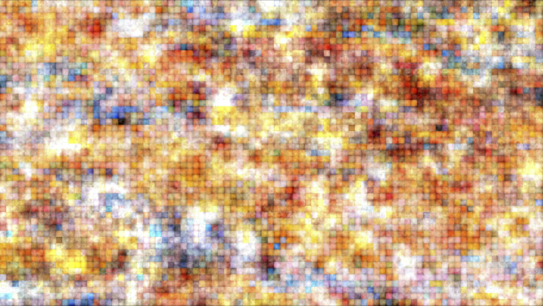 duizend klein mozaïek- kleurrijk pastel kleur warm toon met rook effect foto