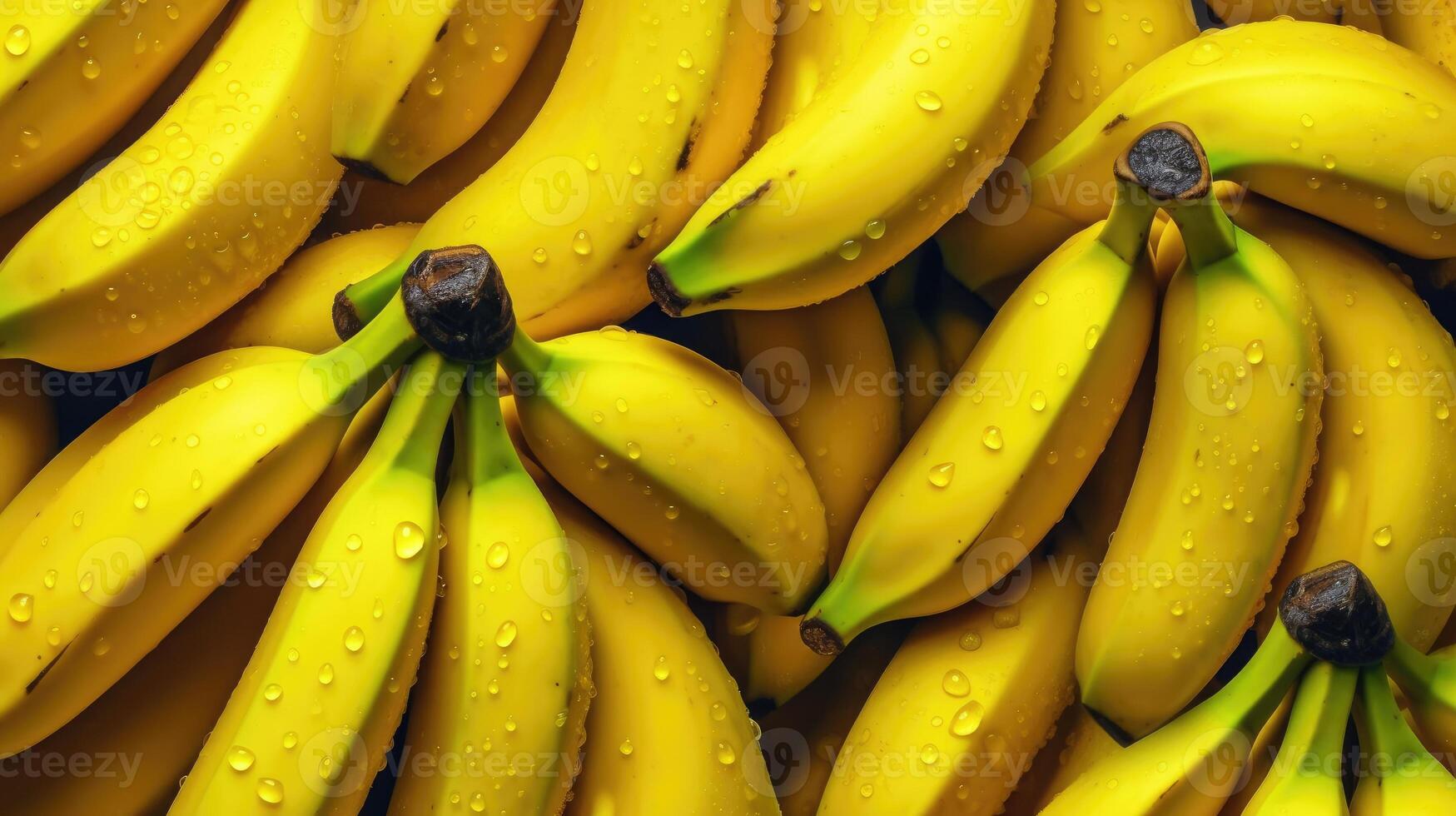 bananen achtergrond ai gegenereerd foto