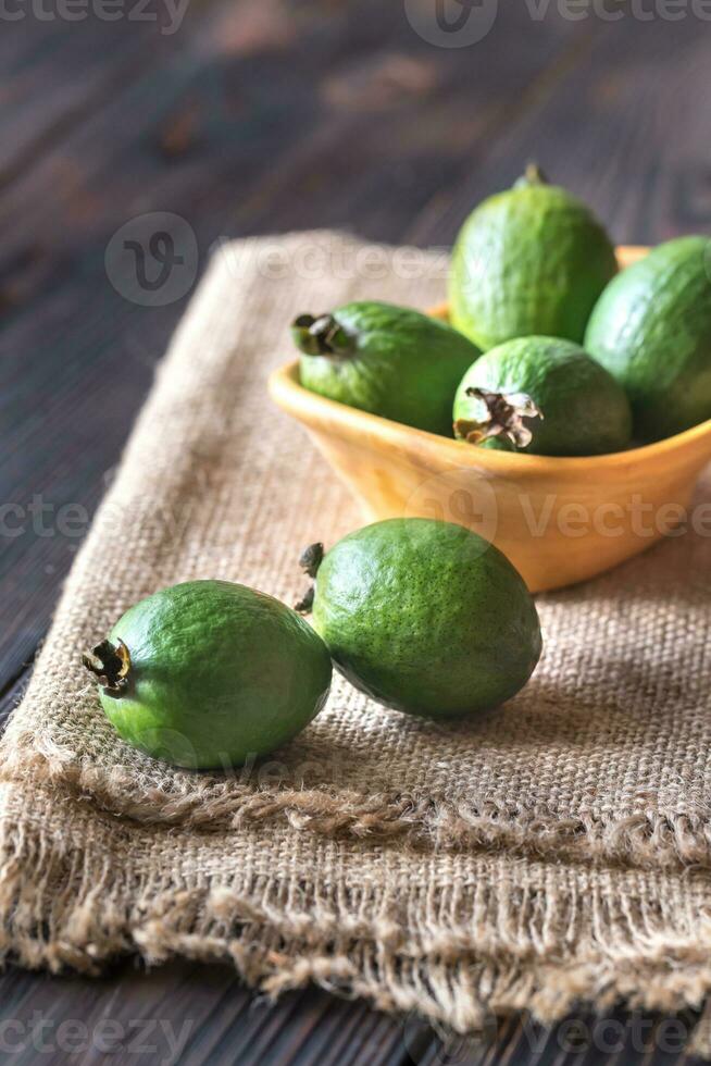 kom van feijoa fruit foto