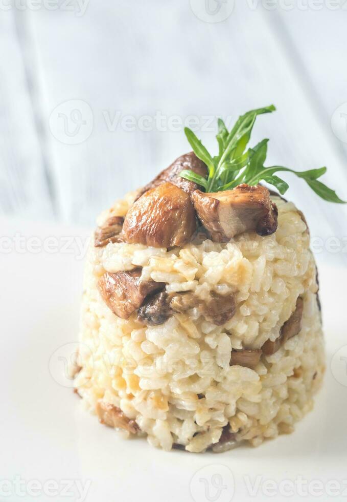 risotto ai funghi foto