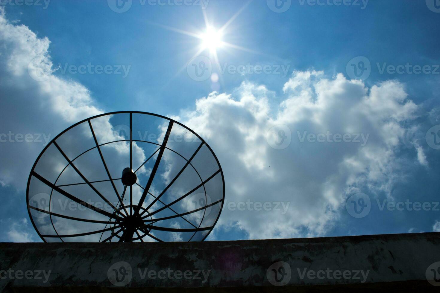 satelliet Aan lucht foto