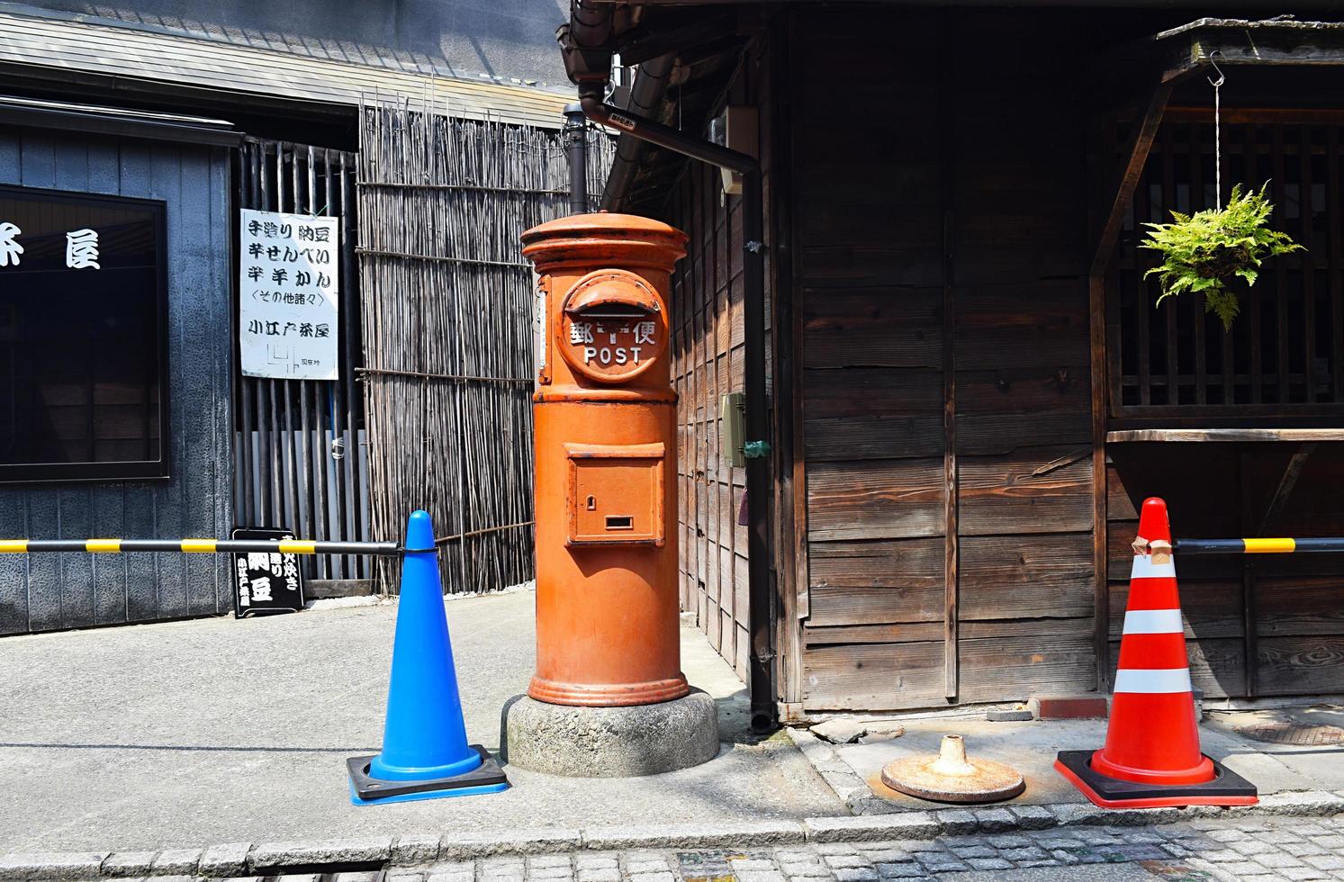 straatbeeld in japan foto