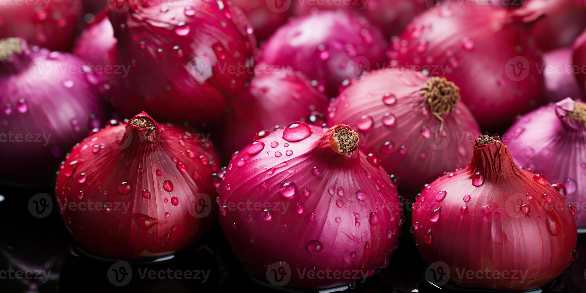 ai gegenereerd. ai generatief. veel biologisch eco gezond uien groenten. afzet Promotie voedsel markt achtergrond. grafisch kunst foto