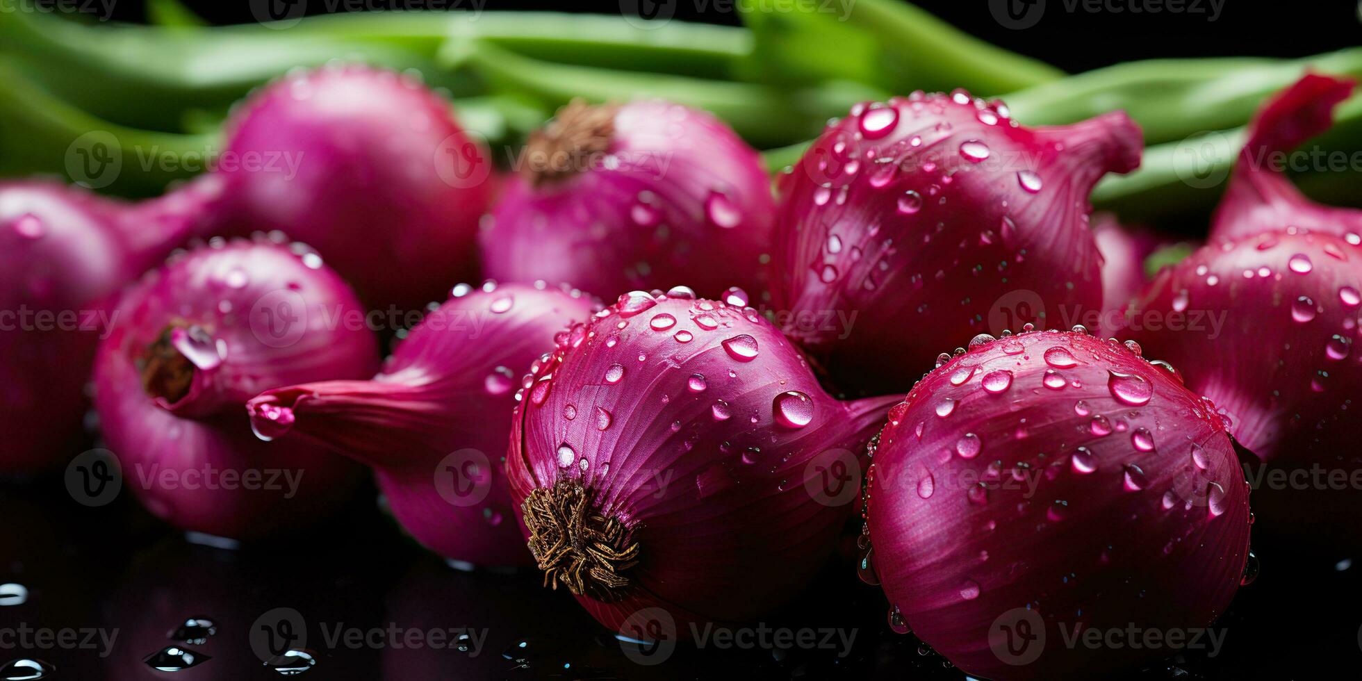 ai gegenereerd. ai generatief. veel biologisch eco gezond uien groenten. afzet Promotie voedsel markt achtergrond. grafisch kunst foto